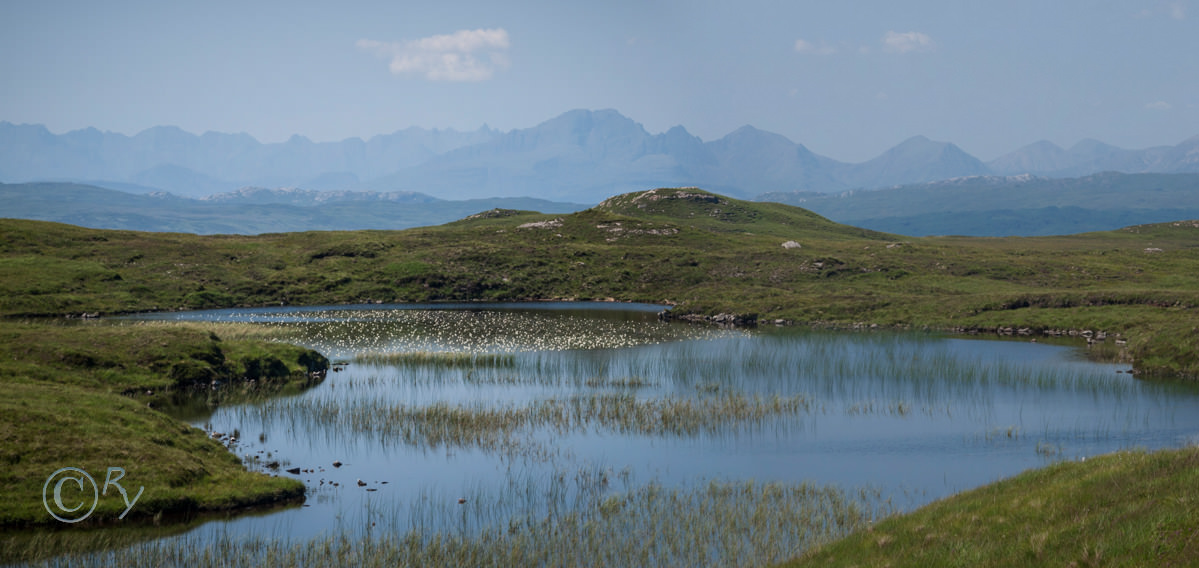 Looking towards the Cuillins